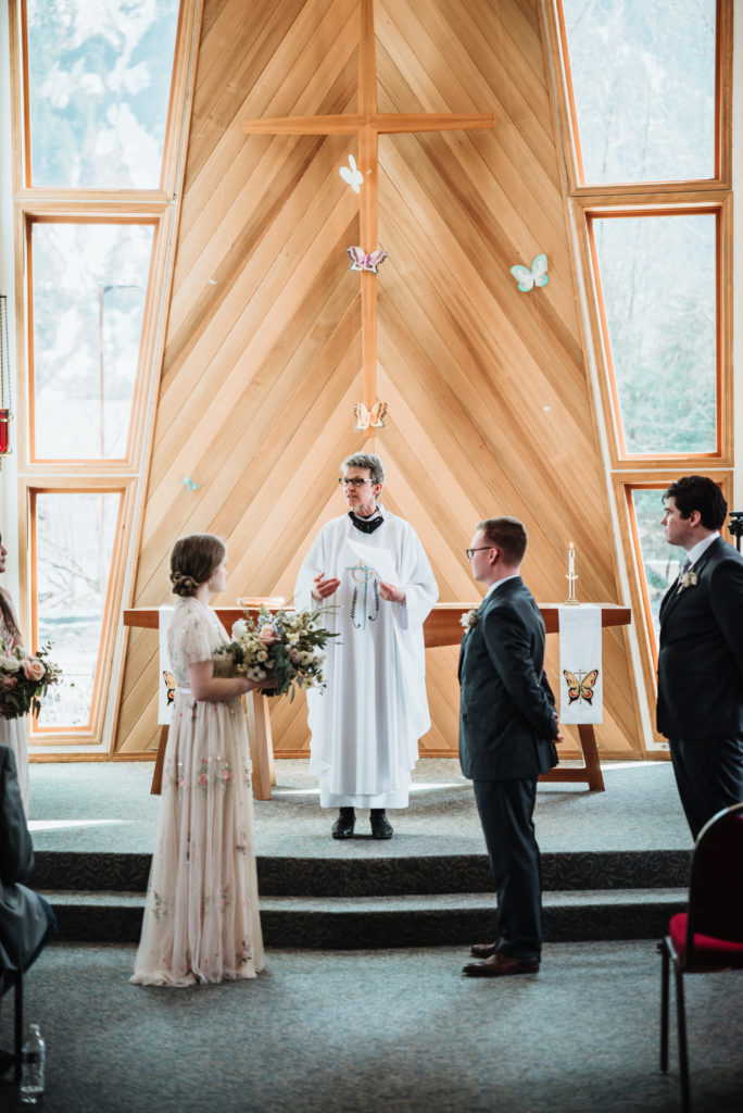 alaska wedding ceremony