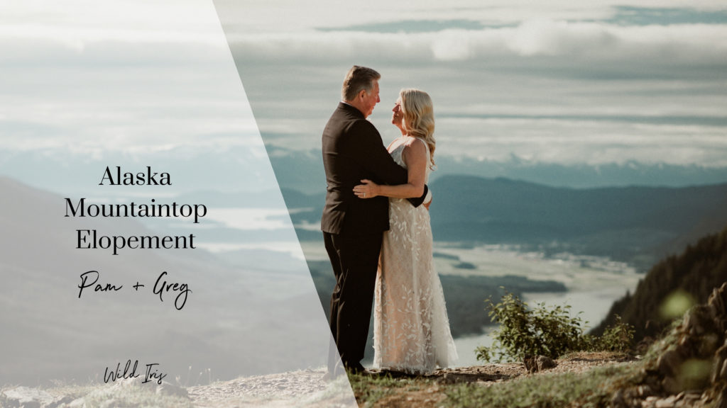 Alaska mountaintop elopement cover photo