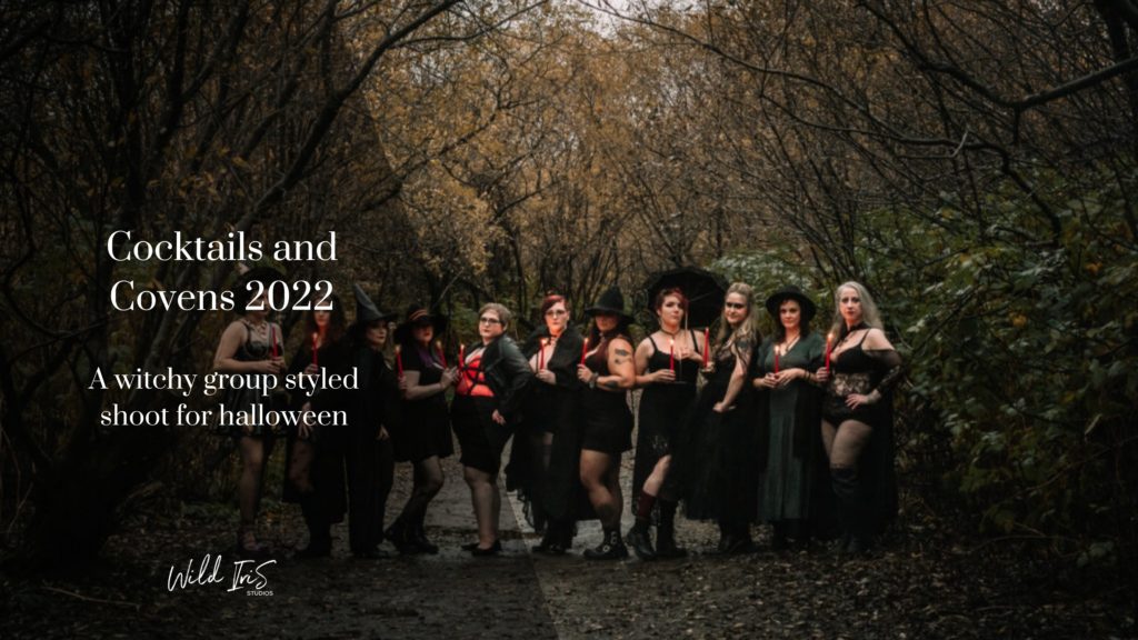 Cocktails and covens 2022 - A witchy group styled shoot for halloween banner photo