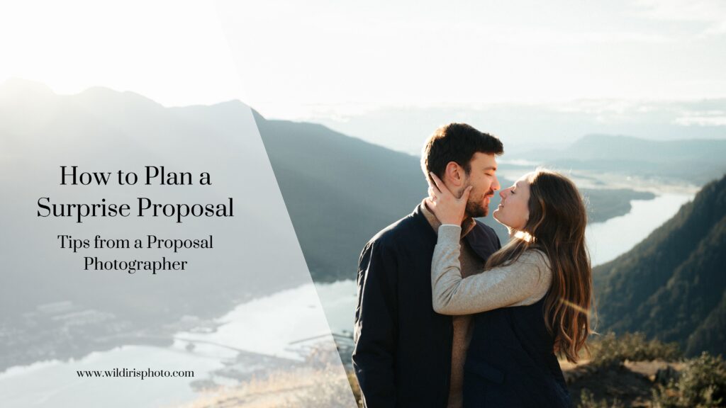 How to plan a surprise proposal blog post banner